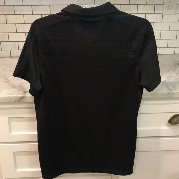 Adidas Black Polo Shirt Womens Size Large Climate Breathable Short Sleeves - Picture 5 of 7